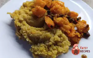 Запечений Гарбуз Із Сочевицею Та Родзинками