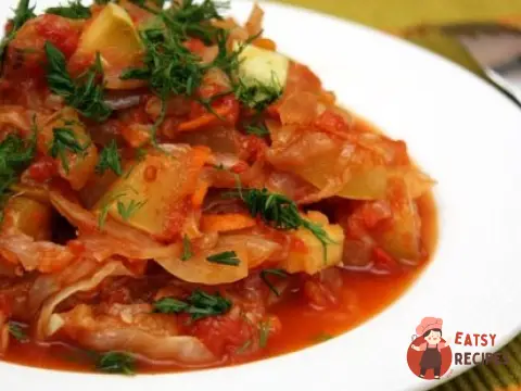 Рис із тушкованими овочами