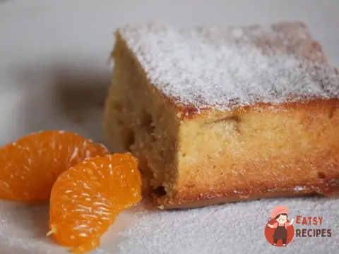Ніжний пиріг з мандаринами та бананами