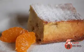 Ніжний Пиріг З Мандаринами Та Бананами