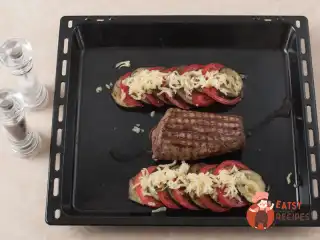 Яловичина шатобріан із запеченими овочами