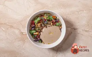 Зелена Гречка З Грибами Та Соусом