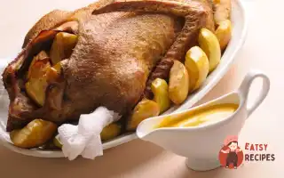 Гусак Чи Качка Смажені, З Яблуками