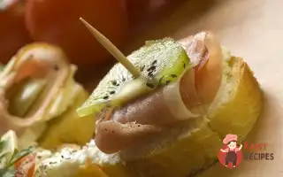 Хлібці З Ківі Та Шинкою
