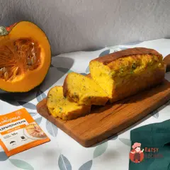 Гарбузовий хліб із кукурудзяним борошном і зеленою цибулею