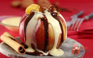 Печені Яблука З Курагою Та Фініками