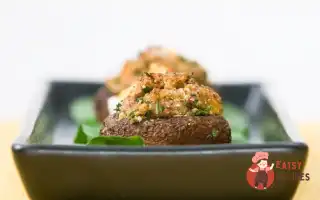 Гриби, Фаршировані Сиром Бри, Із Зеленню Та Часником