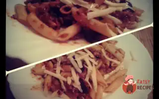 Паста З Фаршем Та Баклажанами