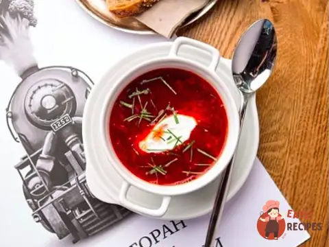 Борщ чернігівський з квасолею та яловичиною