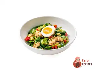 Салат із копченою фореллю