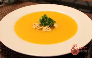 Гарбузовий Суп Із Пшеничними Сухариками
