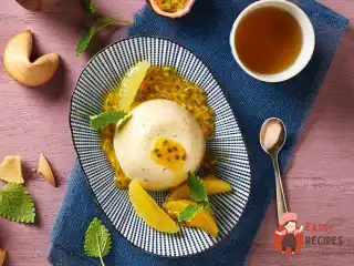 Десерт із жасминовим чаєм