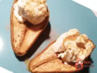 Пряне сирно-грушове морозиво