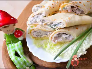 Млинці з креветками