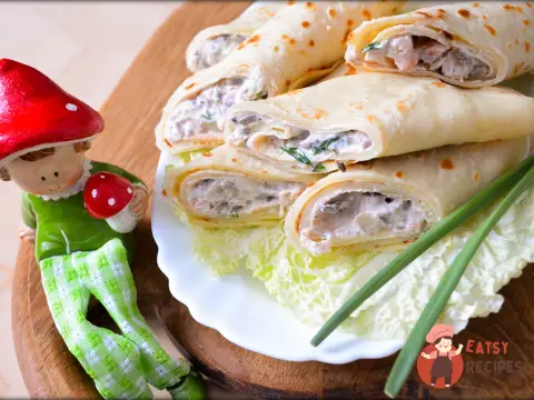 Млинці з креветками