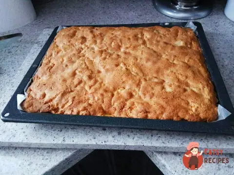 Яблучна шарлотка з корицею