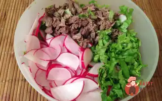 Салат З Яловичиною Та Редькою