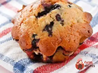 Бананово-чорничні мафіни