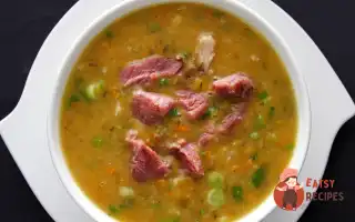 Гороховий Суп З Копченими Реберцями