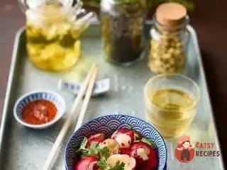Китайський гострий салат з редис
