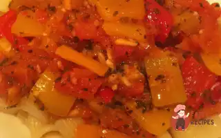 Паста З Томатами Та Перцями (Bombolotti Con Peperoni E Pomodori)