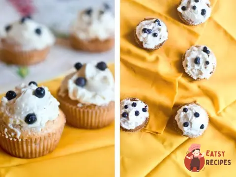 Лимонні капкейки з ягідною начинкою