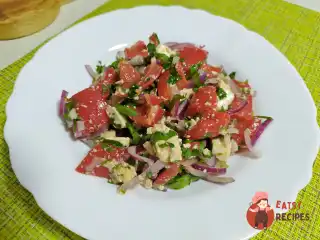 Салат із запечених перців