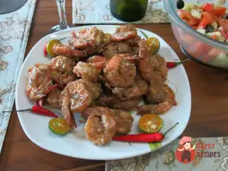 Креветки у вершковому соусі (Butter prawns)