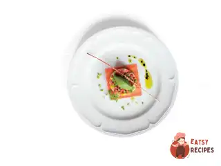 Овочевий тартар із зеленим сорбетом