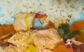 Тушкована Сьомга З Овочами
