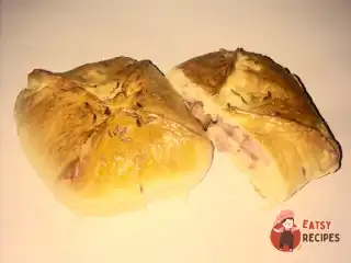 Сайки з шинкою та цибулею