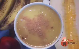 Пряний Смузі З Бананом, Динею Та Нектарином.