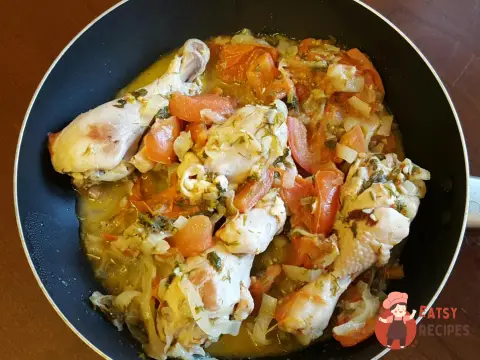 Чахохбілі з тушкованої курки