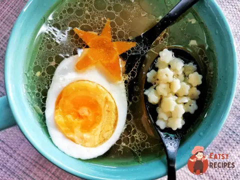 Дитячий курячий суп із зірочками