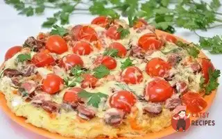 Картопляна Піца З Ковбасками