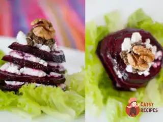 Буряковий мильфей із фетою
