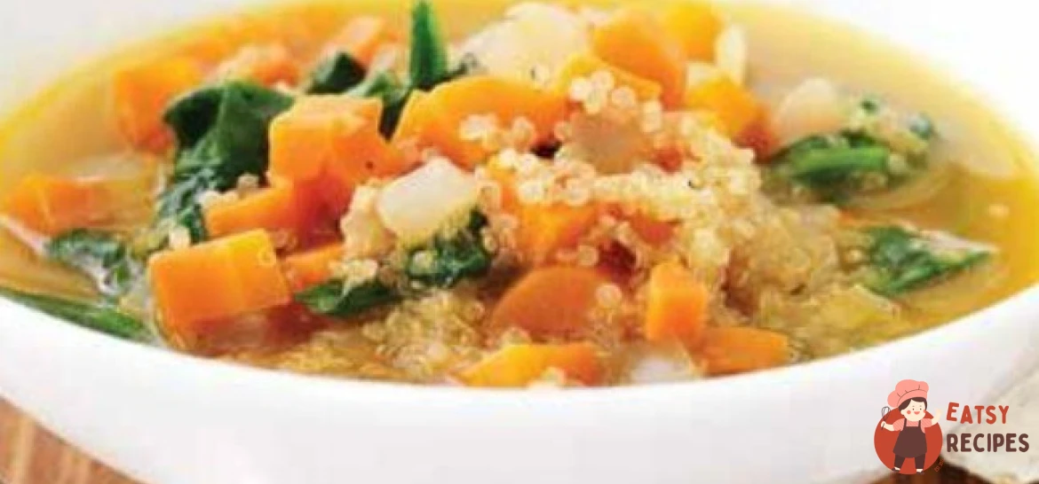 Суп із квасолі з кіноа та шпинатом