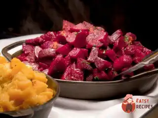 Печений буряк з лимоном та травами