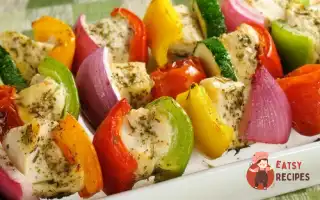 Шашлик З Маринованої Курки Та Цукіні