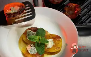 Персики На Грилі З Горгонзолою Та Медом