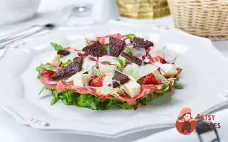 Карпаччо З Яловичини З Моцарелою Та Артишоками