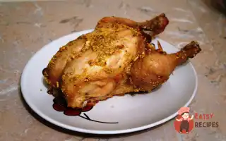 Курка З Яблуками Під Часниково-Горіховим Соусом