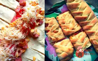 Листкова Кіска З Ковбасою, Помідорами Та Сиром