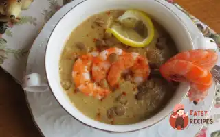 Сочевичний Суп З Лангустинами