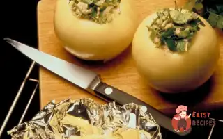 Запечена Цибуля, Фарширована Фетою, Петрушкою Та Чебрецем