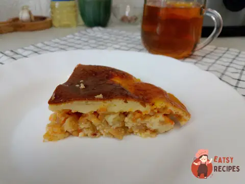 Заливний пиріг з рибою