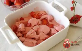 Домашнє Полуничне Морозиво