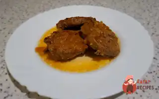 Свиняча Вирізка На Сковороді З Шафраном І Лимонним Соком