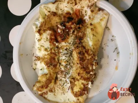 Білковий омлет на сковороді