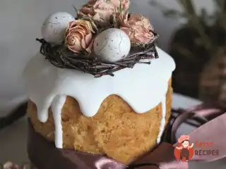 Сирна паска з мигдальною крупкою